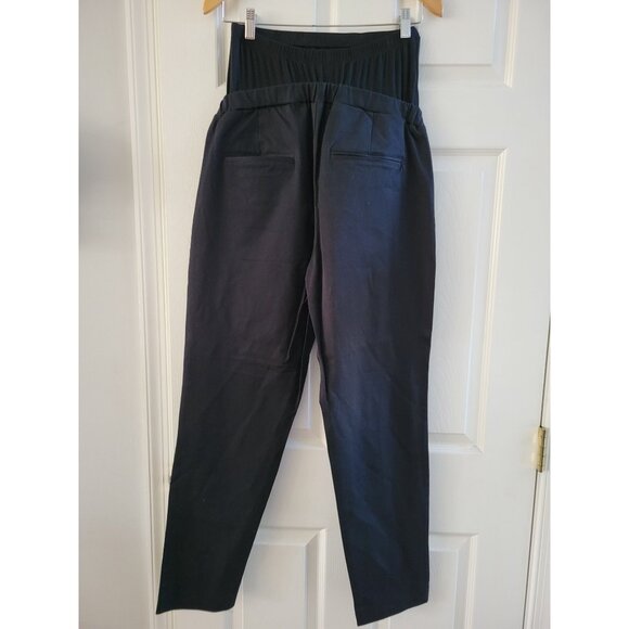 Nom Maternity Natalie black Work pants size Large Pregnancy baby Career - Picture 8 of 8